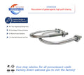 Wholesale Galvanized Steel U-Shaped Fixed Fasteners Manufacturer U-Bolt Pipe Clamp Accessories Metric Thread Head Bolts Nuts