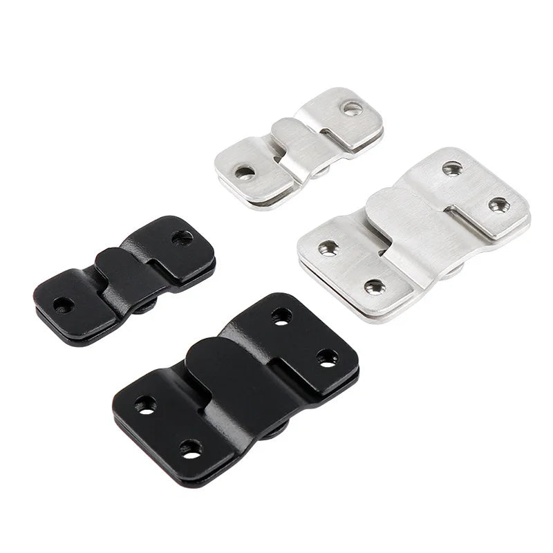 Custom Zinc Plated Metal Sofa Joint Connector Silver Iron Hook Furniture Joint Plate Connectors