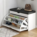 High Quality Nordic Modern White Entry Furniture Extendable Shoe Cabinet for Living Room