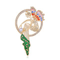 DRAL902 Fashion Rhinestones Butterfly Brooch Women Brooch Wholesale Jewelry Accessories