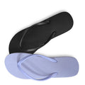 Ladies Mixed-Colour Non-Slip Waterproof Soft Rubber Flip-Flops Women's Beach Sandals for Spring Season