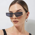 2023  New Fashion Custom Shades Sunglasses Uv400 Gafas De Sol Retro Polygon One Piece Classic Metal Frame Sunglasses