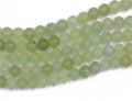 Wholesale Natural Green Prehnite Stone Beads 6mm 8mm 10mm Loose Beads Strand for Fashion Bracelet Necklace Jewelry Making