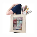 Women's Custom Printed Logo Tote Canvas Shoulder Bag Wholesale Reusable Travel & Shopping Bag