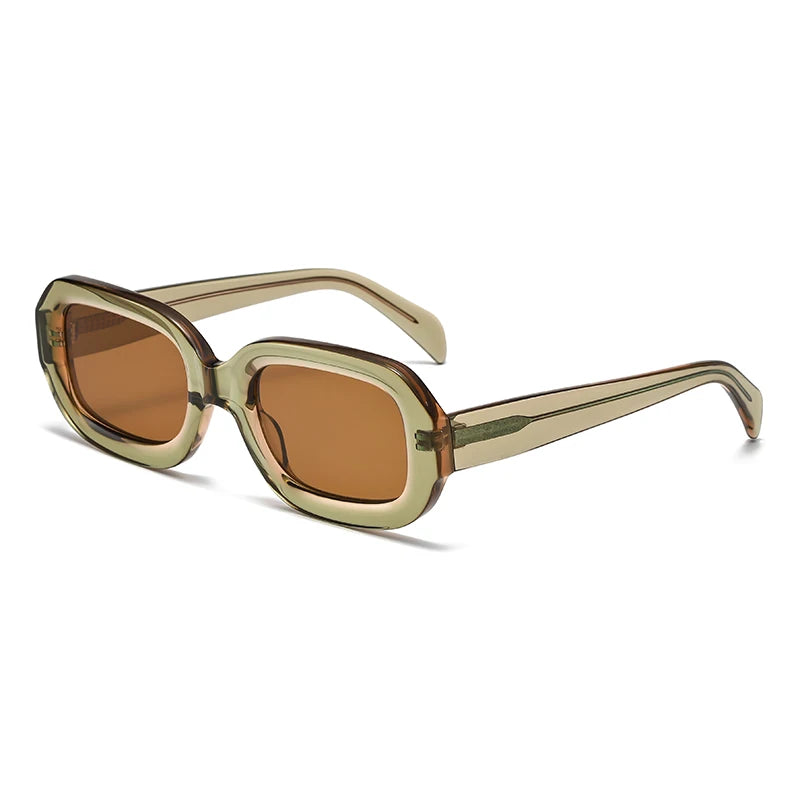 OK Eyewear High End Handmade Unisex UV400 square Handmade CR39 Acetate Sunglasses MegaBDM