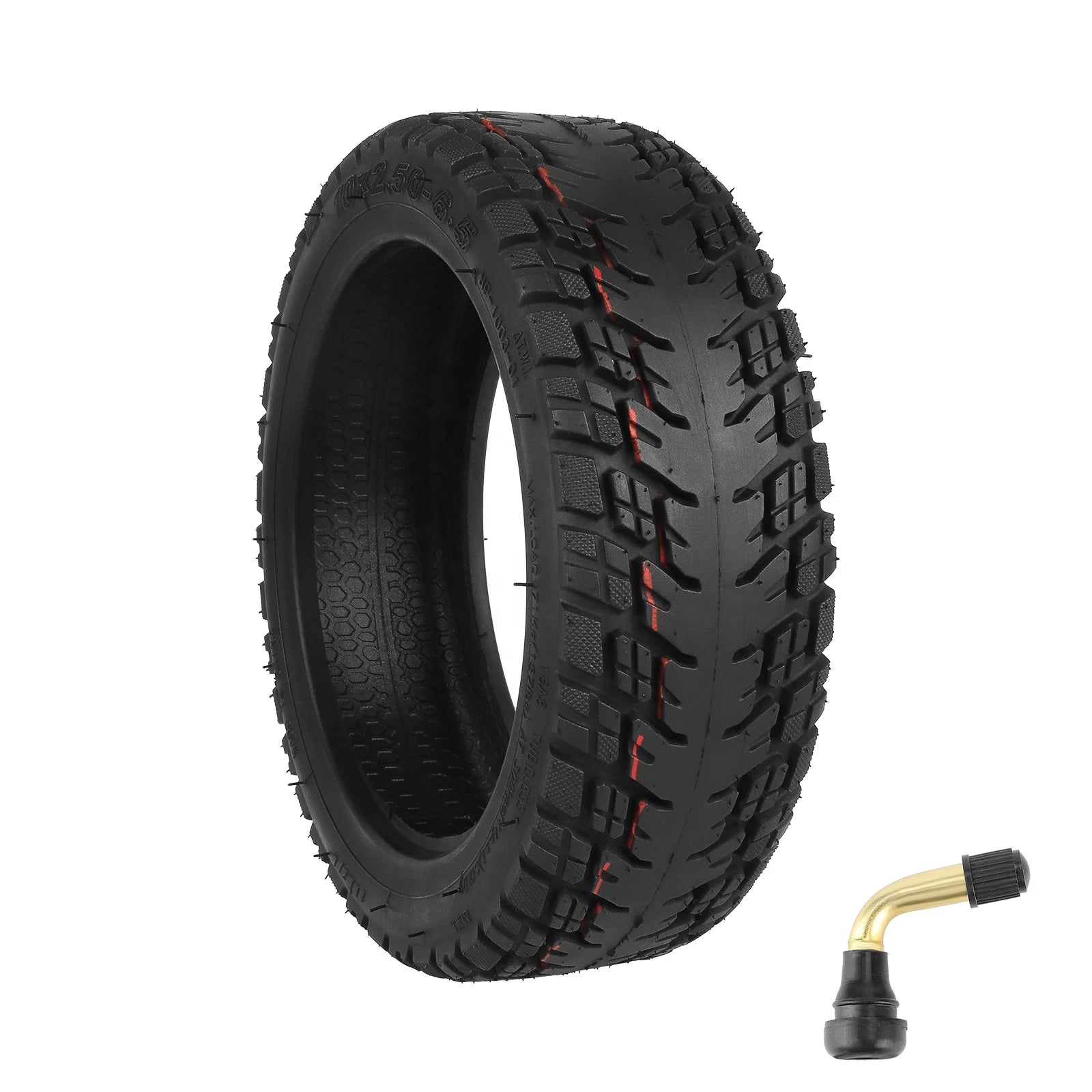 Ulip 10*2.5-6.5 Explosion-Proof Off-Road Tubeless Electric Scooter Tire 10 Inch Made of Durable Rubber Vacuum Technology Ulip