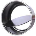 CHEFMADE Baking Mold 8 Inch Non Stick Black Carbon Steel Round Cake Pans With Loose Removable Bottom