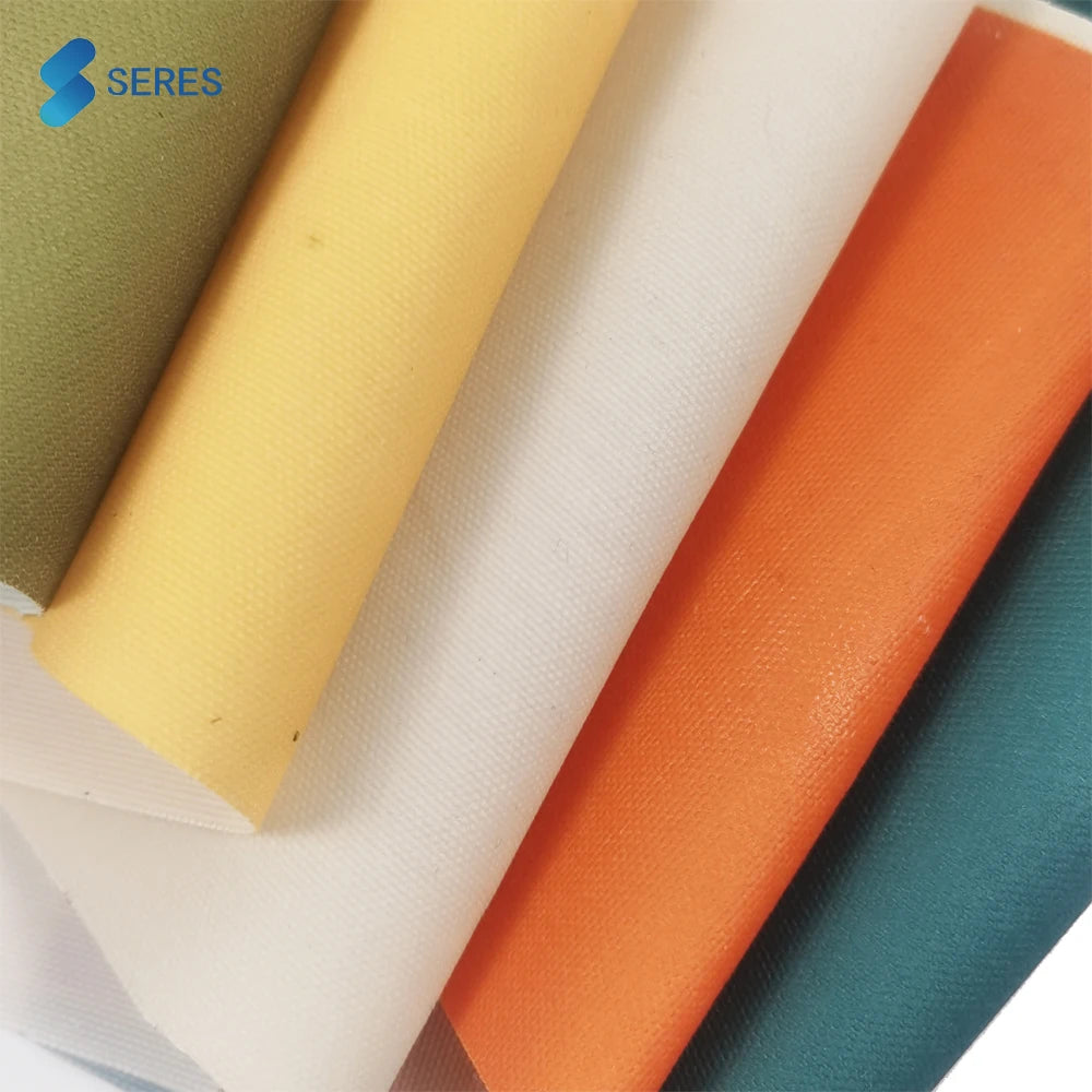 New Printed Twill 900D Polyester Repreve RPET Waxed Coating Oxford Fabric Bags Material Waterproof for Outdoor Use