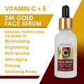 Wholesale Vitamin C Body & Face Serum Moisturizing Anti-Aging Whitening Paraben-free Organic Vegan 24k Gold Aloe Vera Home Use