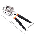 QIAOBA D3201-5 12 Inch Metal Stud Crimper Drywall Punch Lock Framing Fastening Hand Tool for Channel Bending 3-Year Warranty