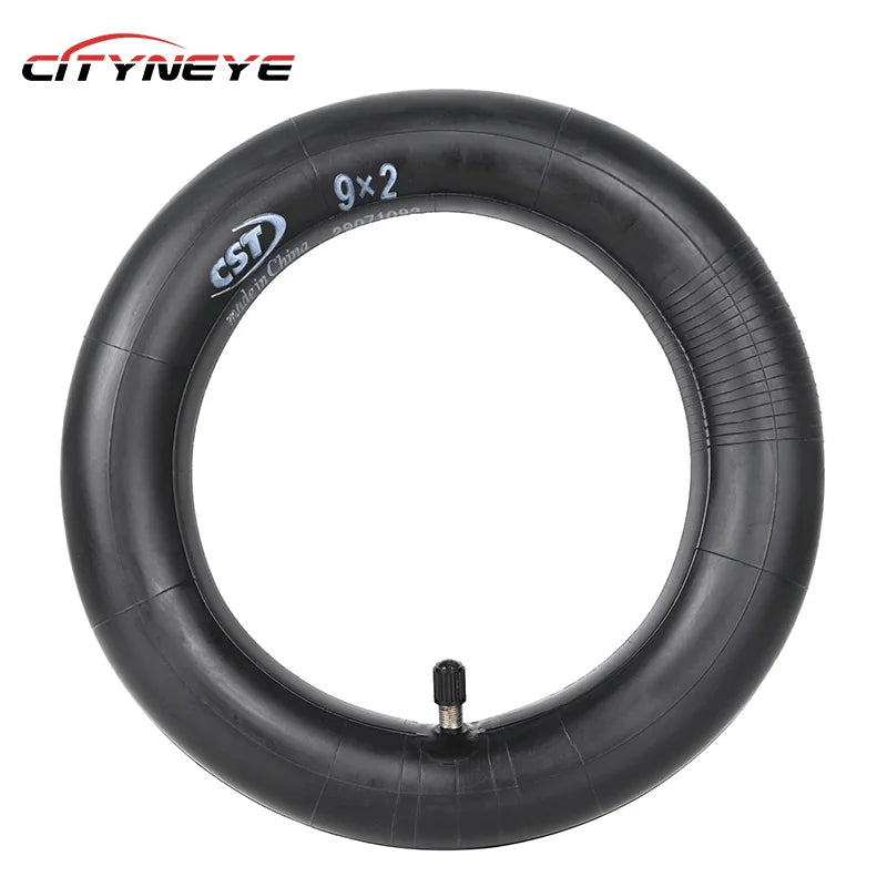 Cityneye Mi M365 Electric Scooter Parts Accessories for 9x2 Front Rear Wear Rubber Inner Tires Wheel Replacement Tyre MegaBDM