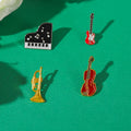 Very Creative Brooch About Musical Instruments Hot Selling Alloy Brooch Gifts for Men/Women to Decorate Clothing Accessories