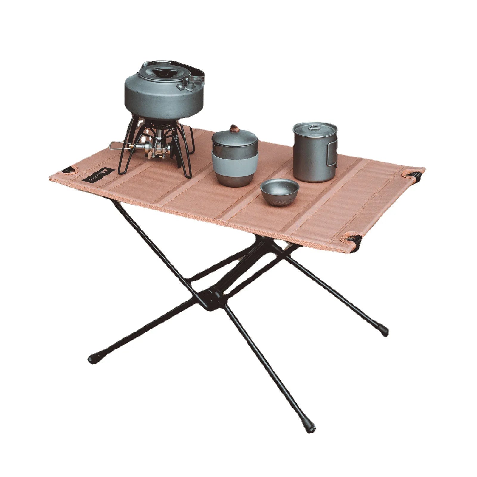 Modern Villa Outdoor Metal High Bar Camping Foldable Portable Side BBQ Picnic Furniture Coffee Folding Dining Set Outdoor Table