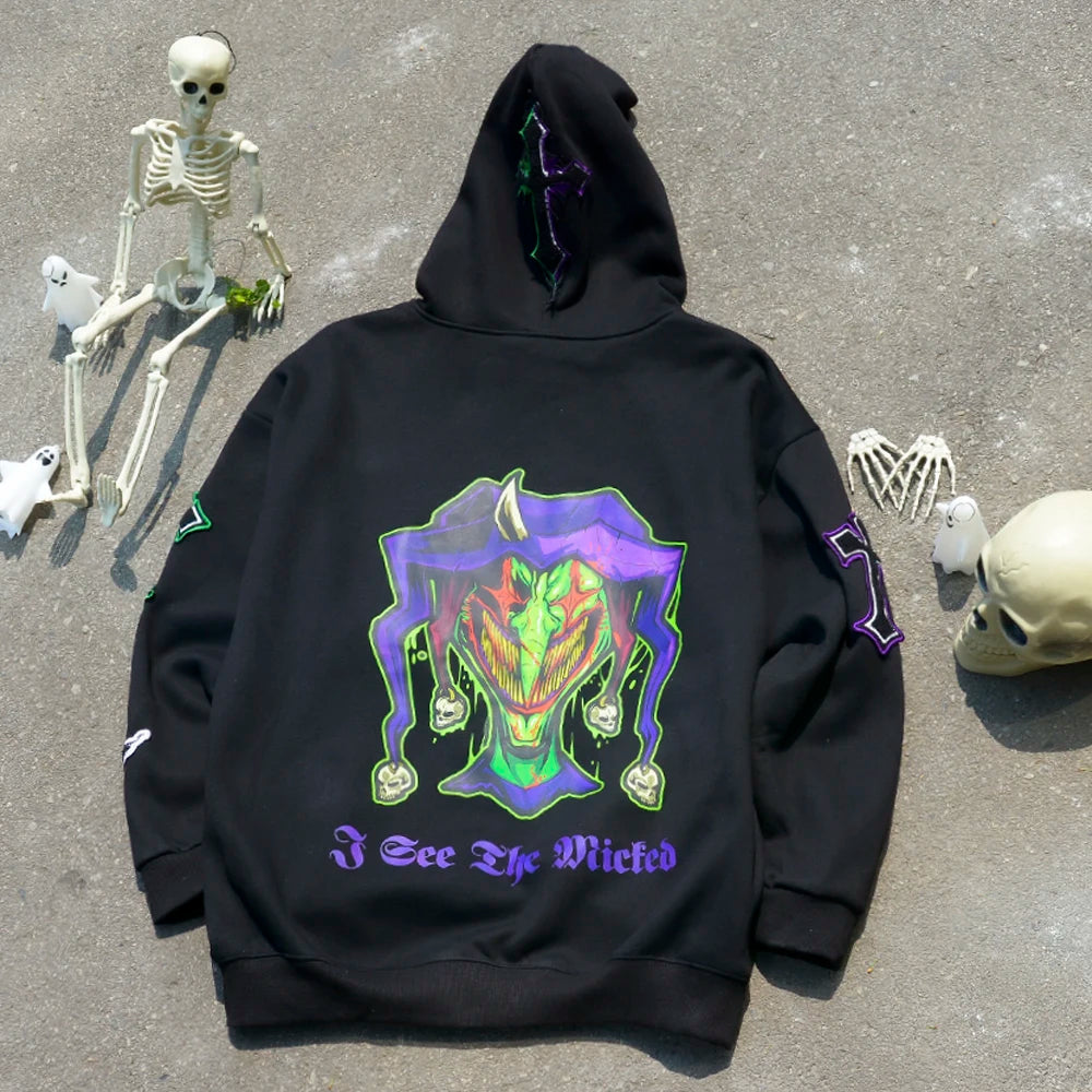 Clothing Manufacturers Custom French Terry 100% Cotton Unisex Hip Hop Hoodie Full Face Chenille Embroidery Print Logo Zipper