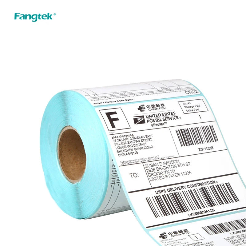 Wholesales Thermal Labels Paper for Shipping Labels Adhesive Sticker 4X4 Inches 1 Roll 500 Pcs