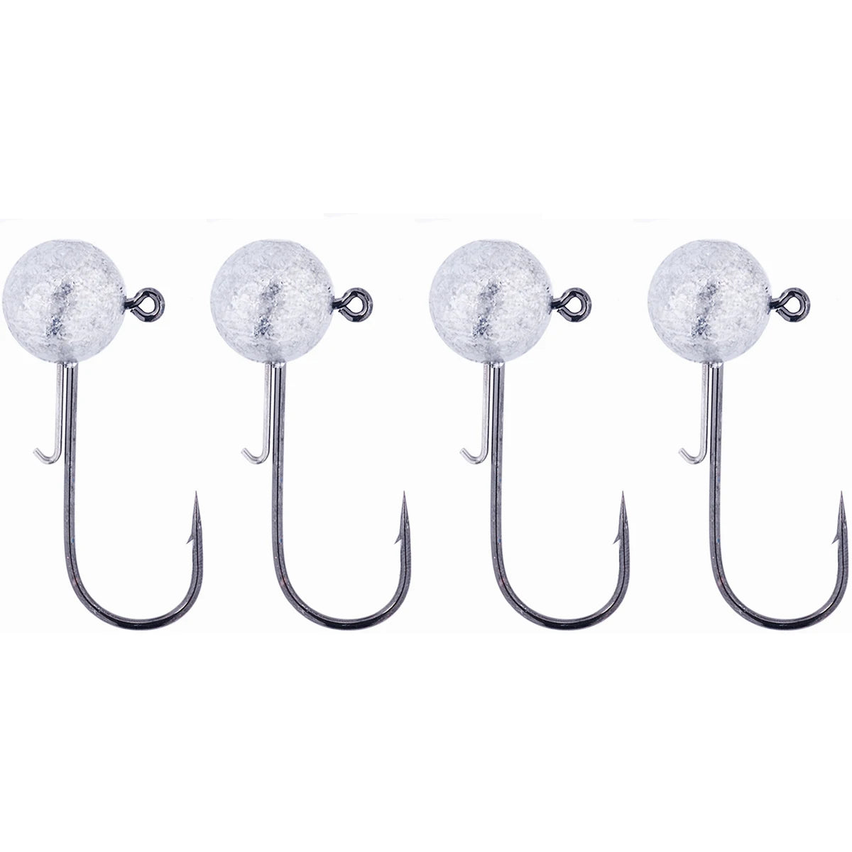 HENGJIA Round Jig Head Hook Lure Fishing Jig Hooks Fishing Accessories Ball Head Jig Lead Fishing for Soft Bait Group Hook