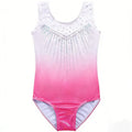 Custom Made Girls Kids Leotards Gymnastics Training Rhinestones Gymnastic Leotards Mix Sizes