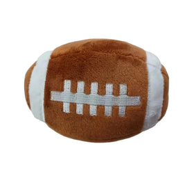 Dog Squeaky American Football Shape Cute Puppy Plush Pet Dog Ball Interactive Toys for Cat Dogs
