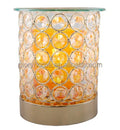 The Gold Essential Oil Warmer Lamp Luxurious Sliver Oil Warmer Plug in 7 Colors Oil Warmer Electric for More Romantic Night Life