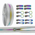 Deepeel ZA4388 Sewing Accessories Garment Lugguge Rainbow Teeth Zipper Nylon Zipper