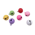 Round 14mm Diy Accessories Matting Metal Xmas Bell With Snow Colorful Jingle Bell for Christmas