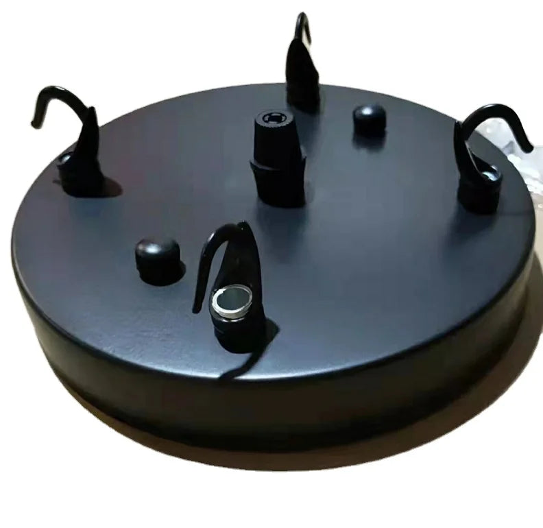 Vintage Edison Style Decorative Metal Ceiling Rose Screw-on Pendant Ceiling Canopy Lamp Cover Plate