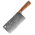 5 Inch Small Cleaver Knife Damascus Steel Chinese Kitchen Knife With Rose Wood Handle