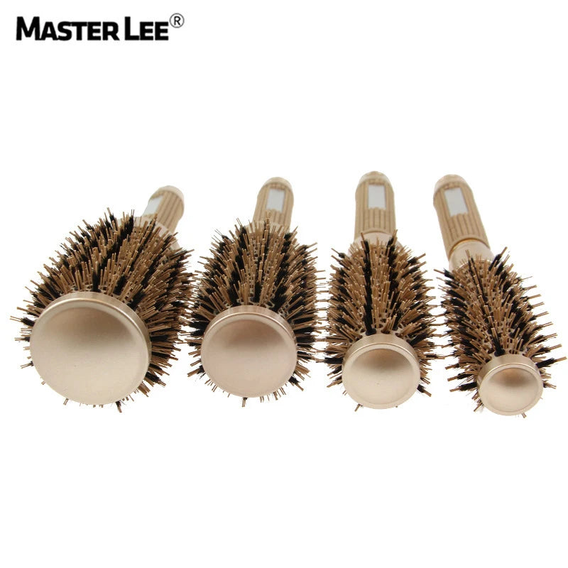 Masterlee Luxury Heat Resistant Curly Hair Brush Ceramic Brush Barber Comb MegaBDM