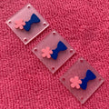 Little Size Four Sewing Holes Embossed clear Rubber Labelwaterproof 3D Effect Transparent PVC Rubber Tags for Textile