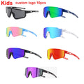 Youth Baseball Sunglasses for Boys Girls Age 5-12 UV400 Frame Kids Sport Sunglasses for Softball Cycling Baseball Golf