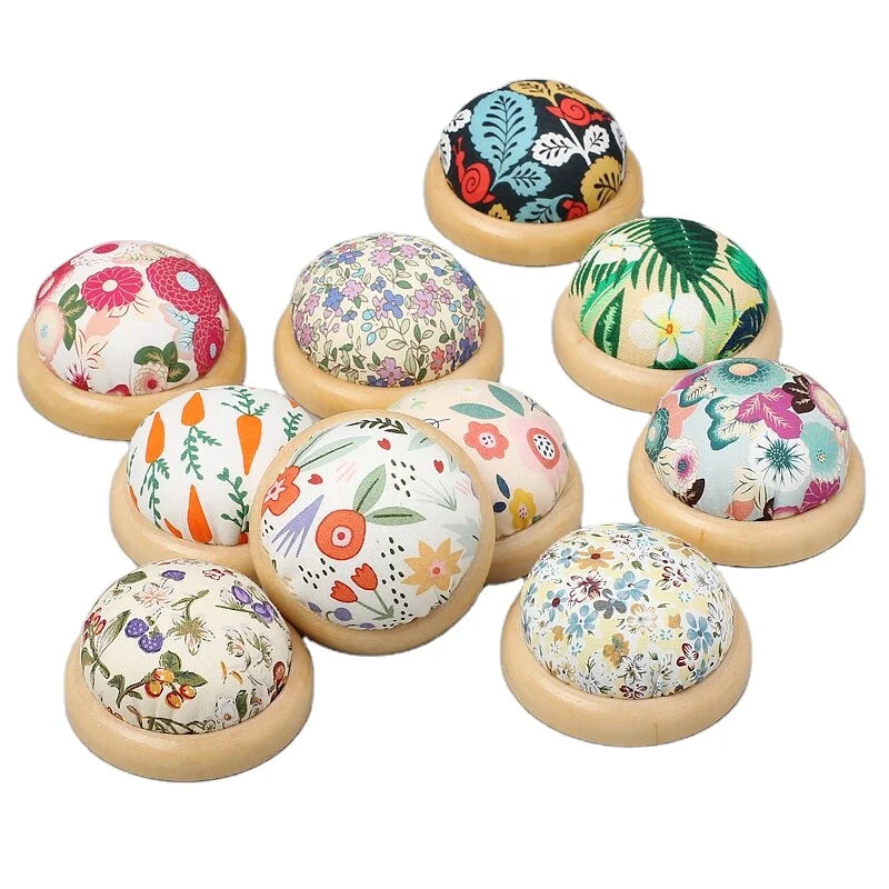 Needlework Accessories DIY Craft Needle Pin Cushion Holder Stitch Marker Sewing Pin Cushion Home Sewing Tools Ball Shaped