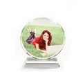 BSJ-03E 120mm Sunflower Sublimation Photo Frame Blanks Crystals for Memory/Gifts/Decor/Office/Medals for Personalized Designs
