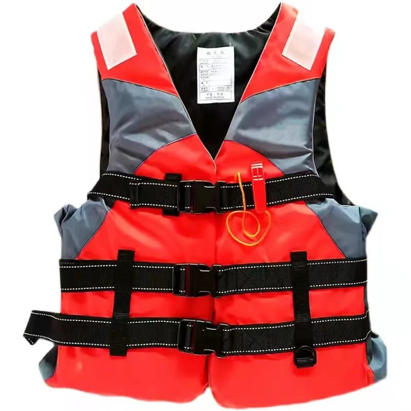 NiuFuRui Customized Oxford Life Jacket for Adults Factory Price Water Sports Life Vest Made with EPE Foam Material