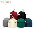 WYP Fashion Custom Microfiber Rings Display Stand round Jewelry Container Holder for Earrings