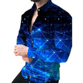 Wholesale Top Fashion 2025 Oversized Shirt Long Sleeve Custom Printed Shirt Men Dress Shirts