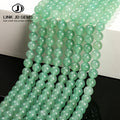 JD 4-12mm Pick Size Dyed Color Green Blue Pink Chalcedony Round Loose Stone Beads for Jewelry Making Accessories