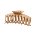New Arrival Korean Simple Matte 12cm Large Hair Claw Clips Elegant Women's Accessories Set for Thin and Thick Hair