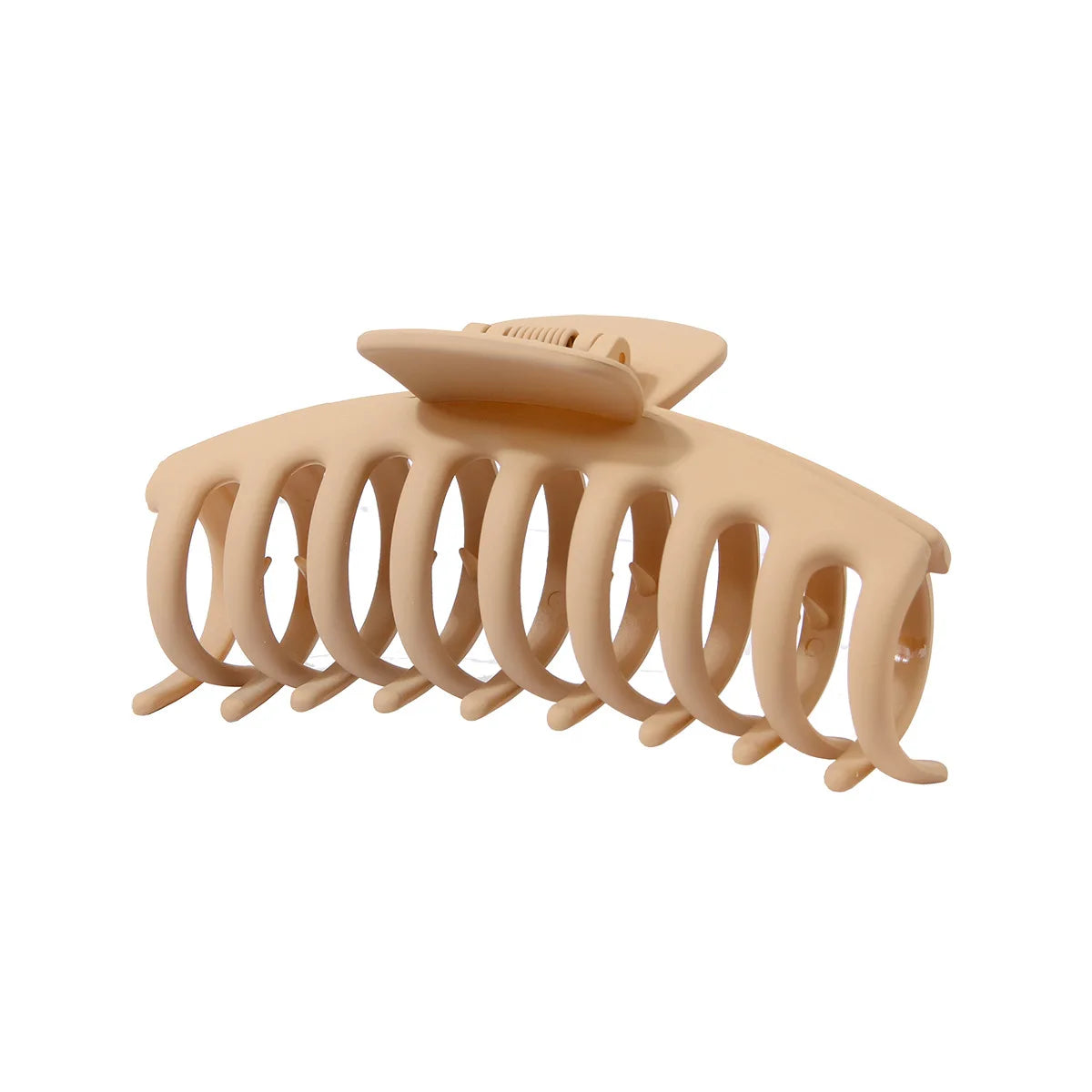 New Arrival Korean Simple Matte 12cm Large Hair Claw Clips Elegant Women's Accessories Set for Thin and Thick Hair