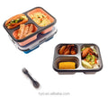Hyri Silicone Microwave Airtight Foldable Fresh Food Bento Storage Containers Collapsible Lunch Box