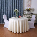 Handmade Modern Style Round Banquet Table Cloth Custom Wedding Cover for Home Party Events Made of Polyester/Cotton