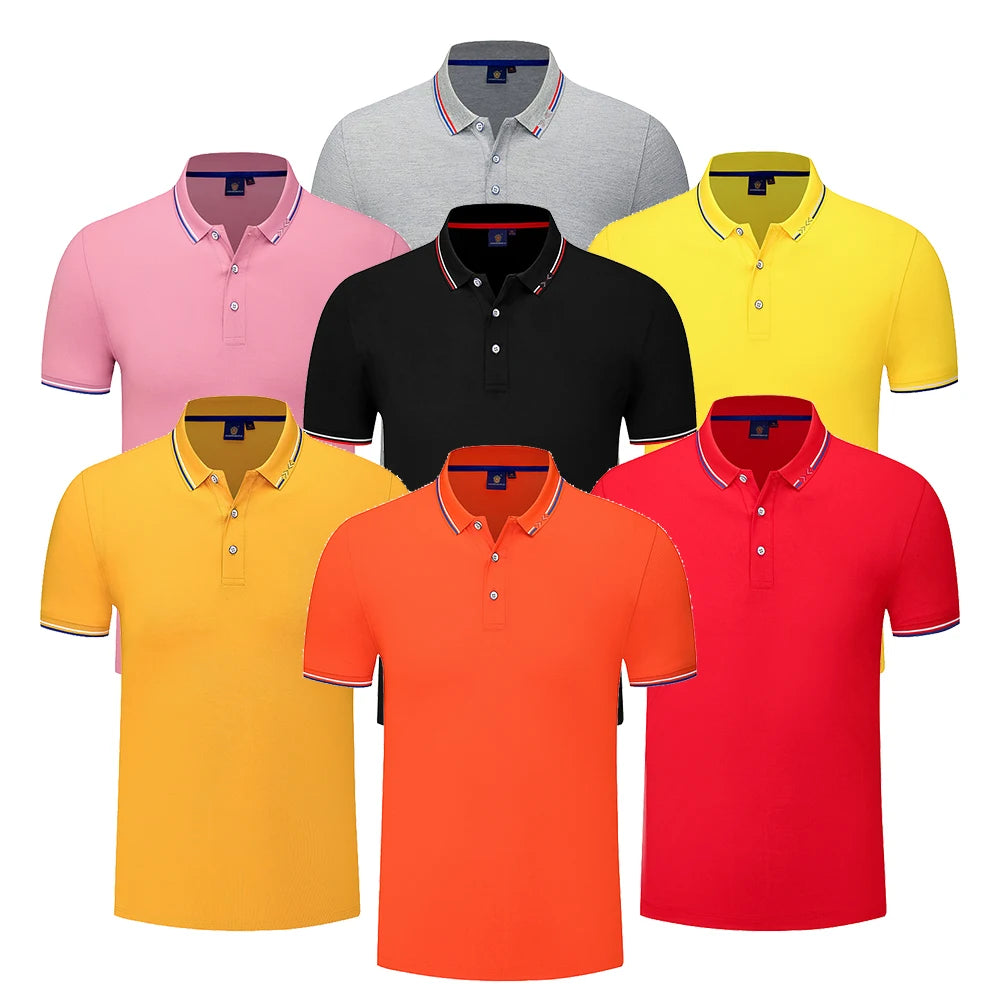 AI-MICH Mixed Size Fit Golf Polo for Men Shirts Custom Uniform Cotton Blank Plain Sports Golf Men'S Golf Polo