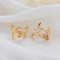Fashion Diy Jewelry Adjustable Ring Personalized Rose Weaving Handmade Ring Wedding Ring Material Accessories
