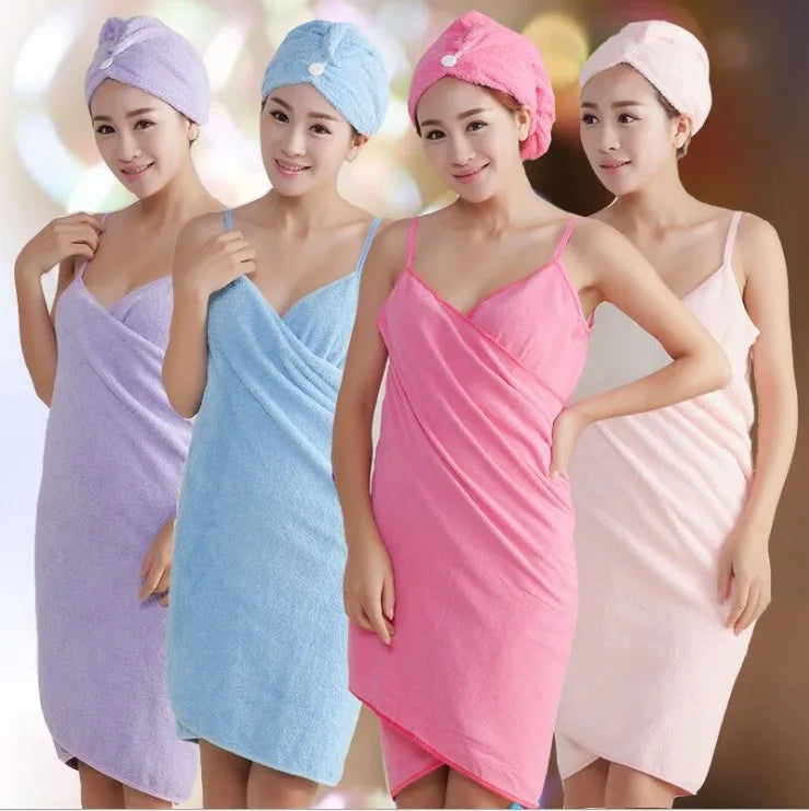 Suspender Shower Dress Bath Skirt