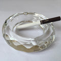 Vintage Faceted Glass Crystal Ashtray MH-6148