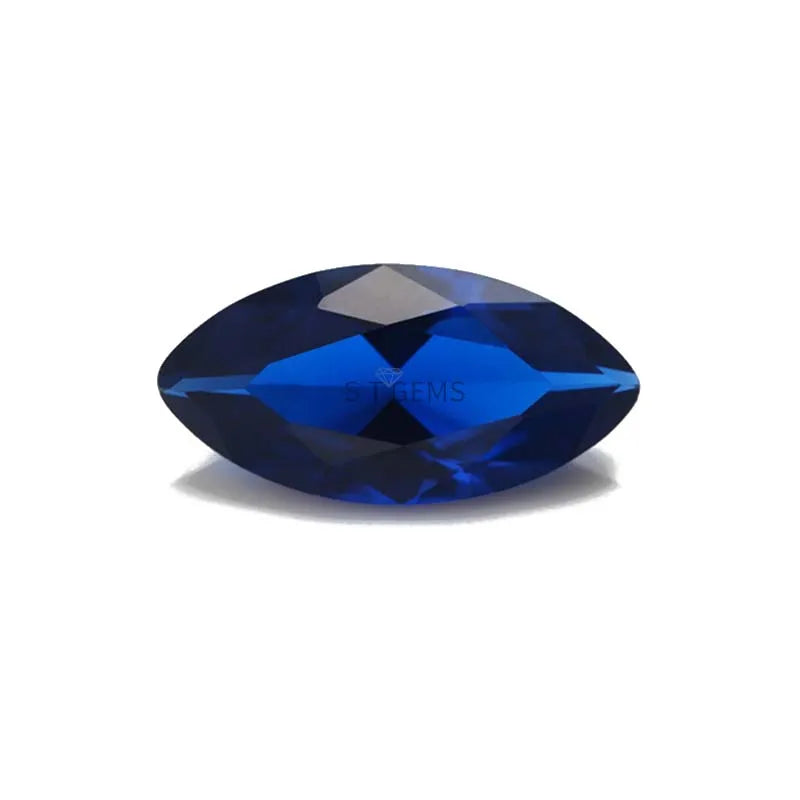 113# Blue1.5*3mm Lab Gemstone Marquis Shape Synthetic Spinel for Sale