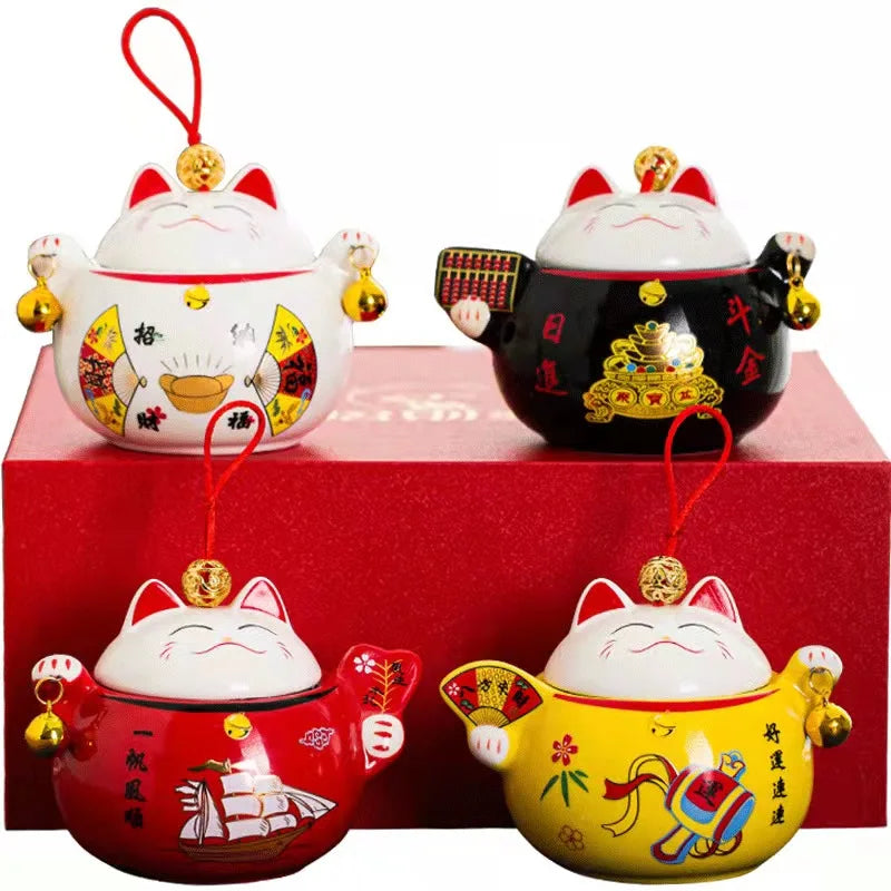 Chinese Style Aromatherapy Bottle Candle Holder Good Luck and Blessing Food Storage & Container