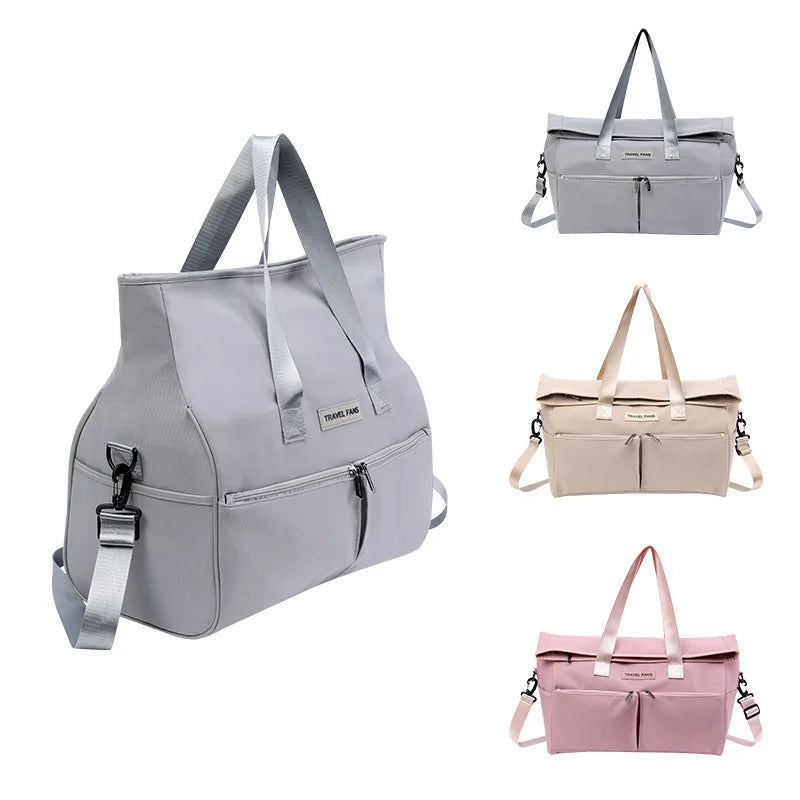 Ginzeal Fashion Large Capacity Beach Tote Bag Waterproof Durable Outdoor Travel Tote Messenger Bag