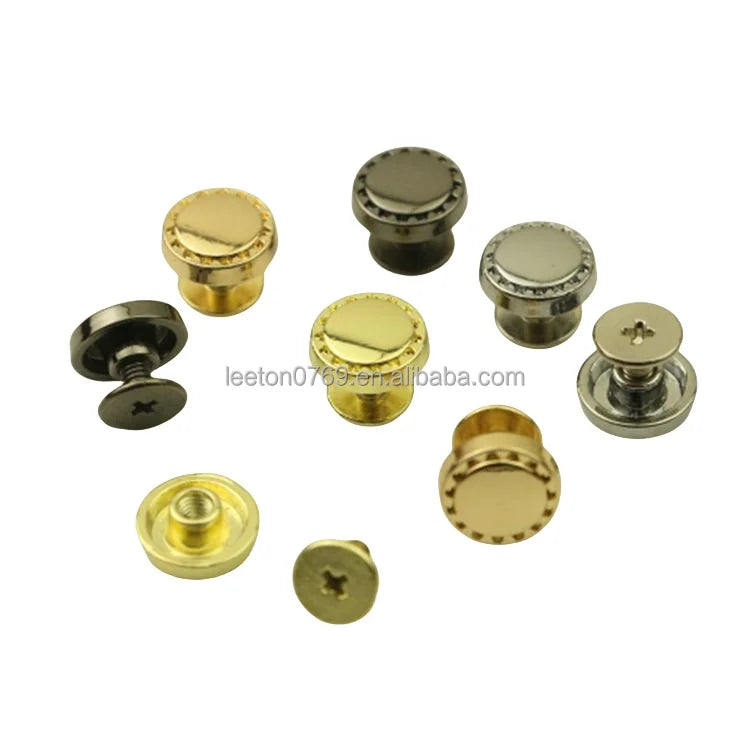 Stock Supply Bag Hardware Accessories 10mm Fashional Round Bag Bottom Stud
