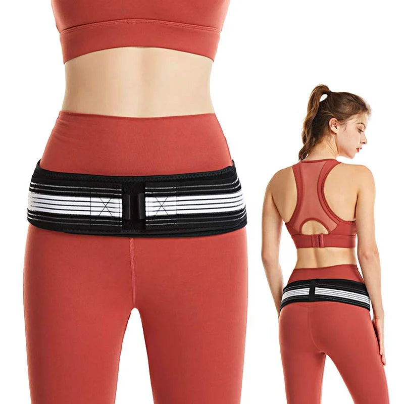 Adjustable Breathable Anti-Slip Unisex Sciatica Si Joint Support Hip Belt Sacroiliac Belt for Pelvis Pain Relief