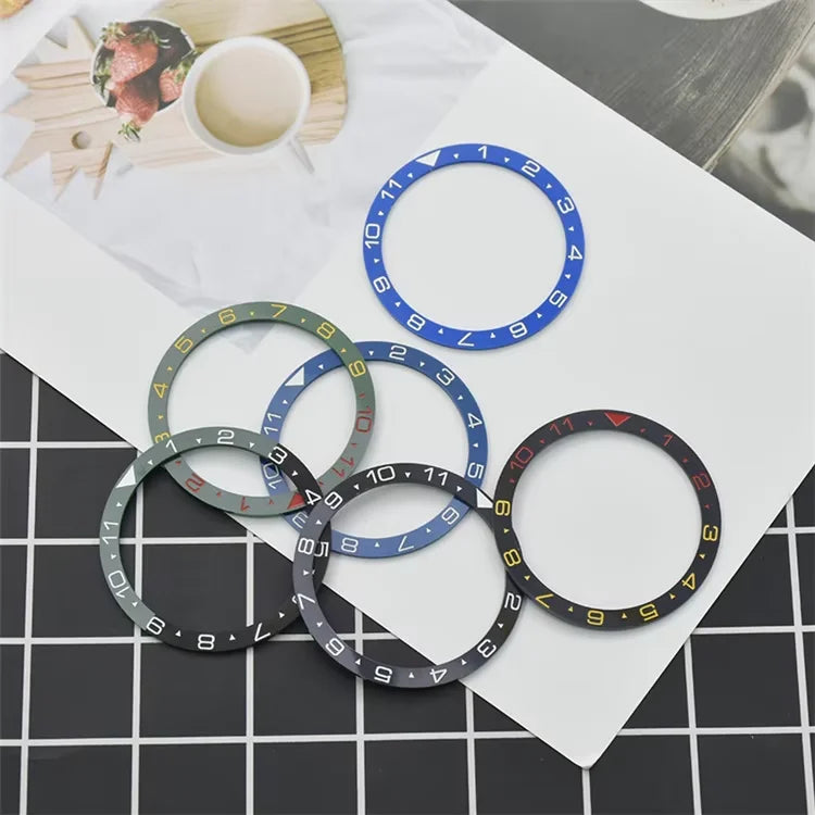 Wholesale Selko Heimdalr 38mm Ceramic Ring Blue Green Bezel Insert Scale Watch Parts for Manufacturers